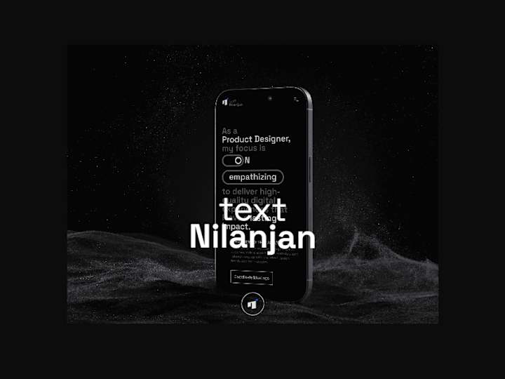 Cover image for Framer Interactive Landing Page for textNilanjan