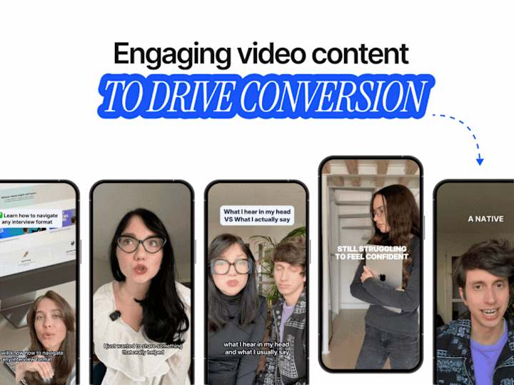 Cover image for UGC & Dynamic Video Editing for SmallTalk2.Me TikTok