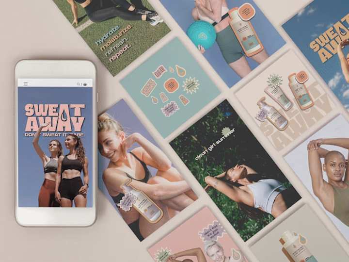 Cover image for SWEAT AWAY | Brand Identity Design