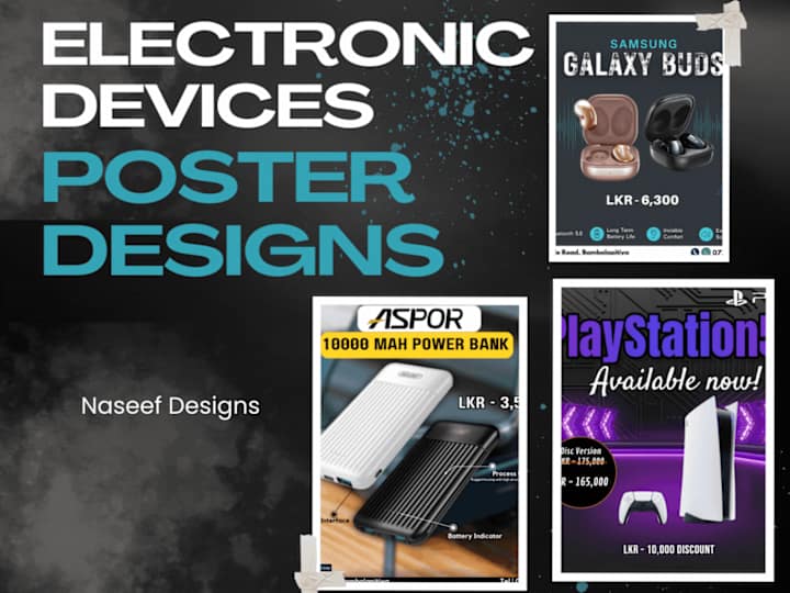 Cover image for Electronic Devices Poster Designs
