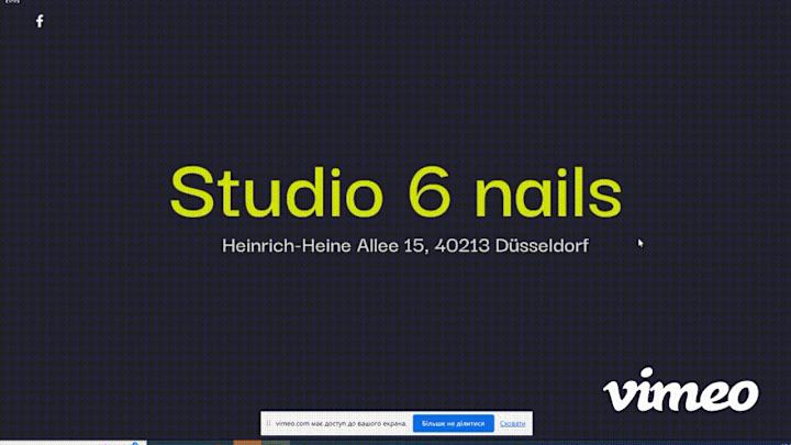 Cover image for Studio 6 nails salon