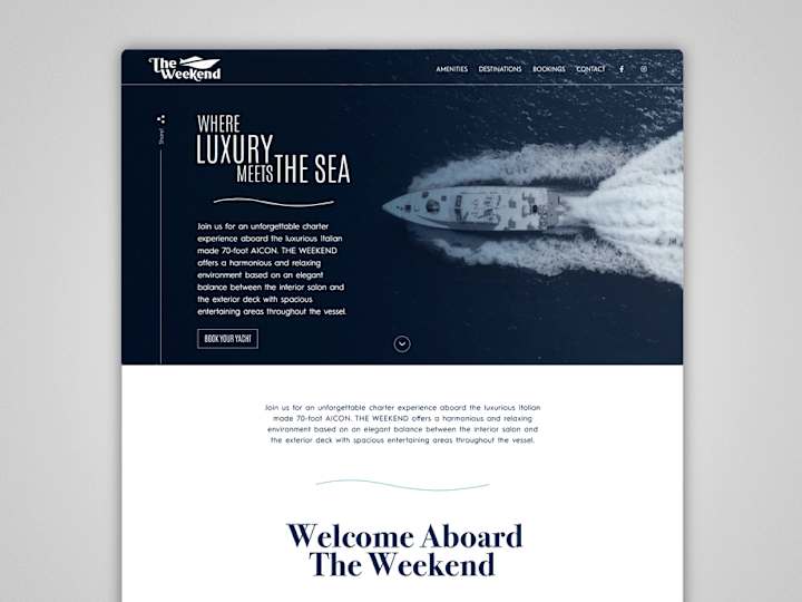 Cover image for The Weekend Yacht Charter
