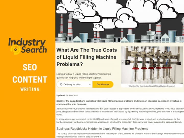 Cover image for SEO Content Strategy and Writing for Industry Search AU