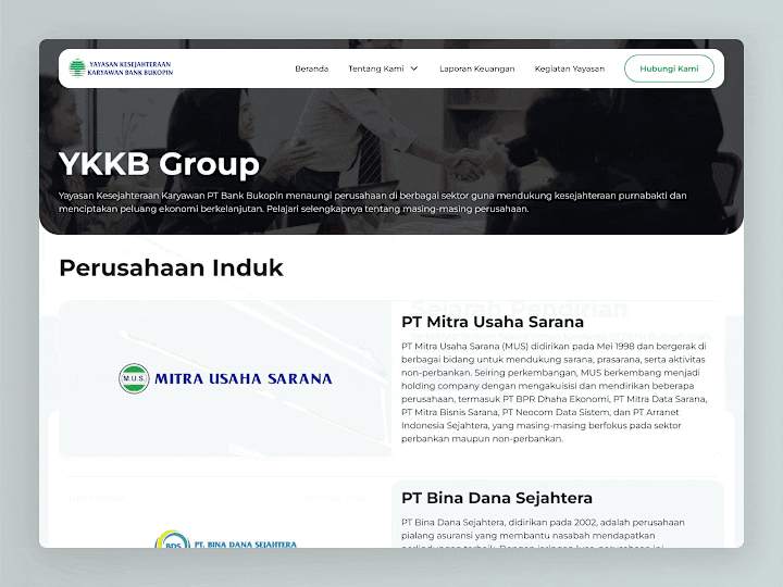 Cover image for Redesigning YKKB’s Website for Retiree Accessibility
