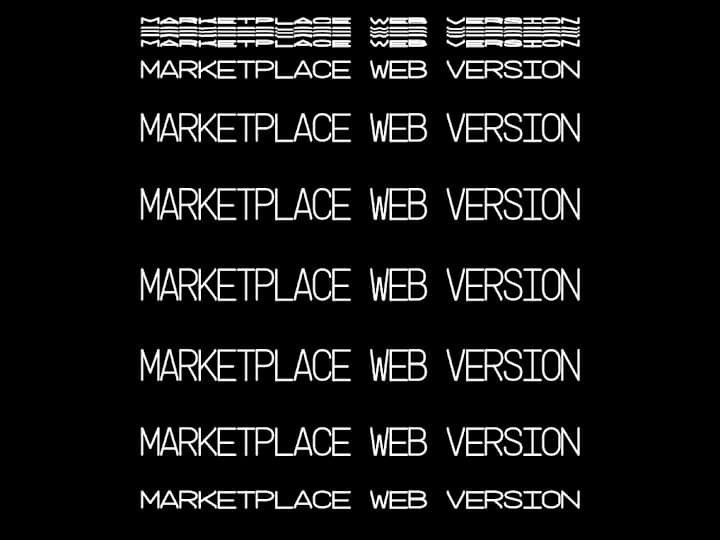 Cover image for Marketplace Web version