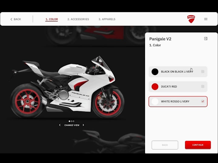 Cover image for Ducati website UI reimagination