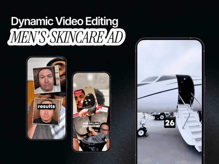 Cover image for Men's Skincare Ad – Fast-Paced Edits for YouTube