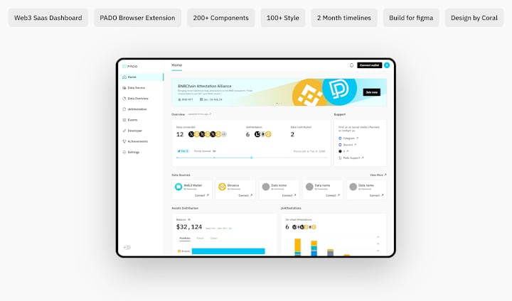 Cover image for Web3 Decentralized Protocol | Dashboard & UI/UX Design 