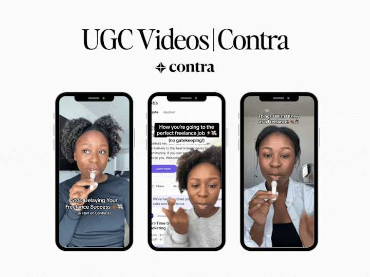 Cover image for 📱 UGC Content Creation | Contra