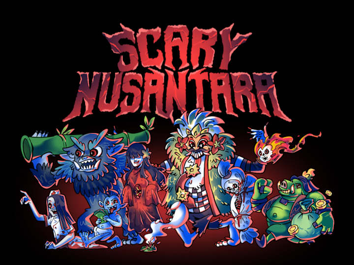 Cover image for Character Design Scary Nusantara