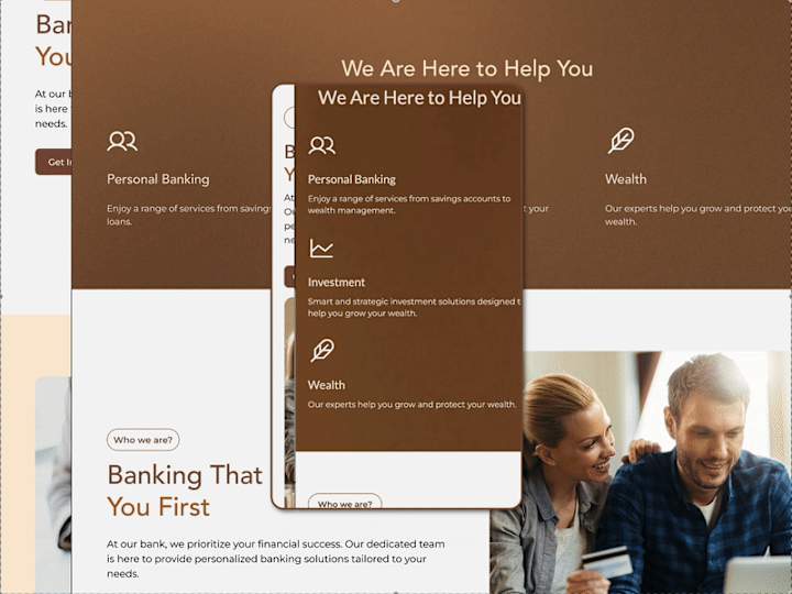 Cover image for Sentenor Bank Website Design