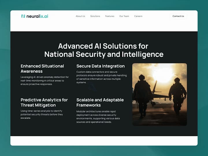 Cover image for Redesign Neuralix Landing Page