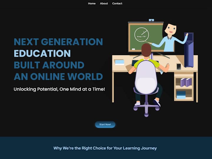 Cover image for Education Website made with Rive and Framer