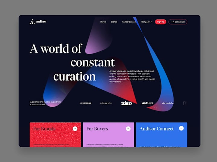 Cover image for Andisor: Framer Website Development