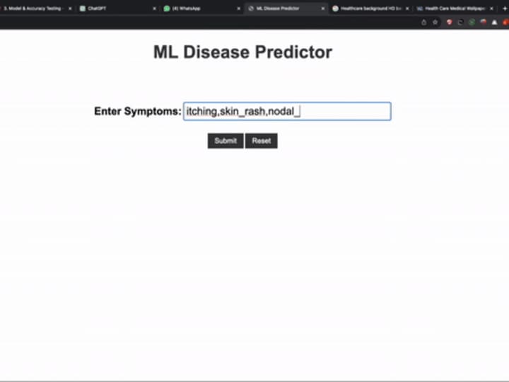 Cover image for Disease Prediction Model | Machine Learning