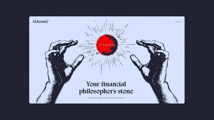 Cover image for Website design for an investiment company - AlchemIQ