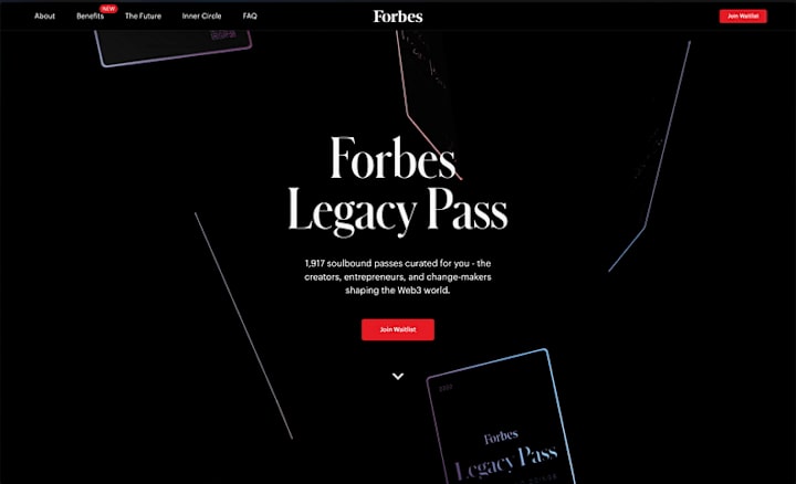 Cover image for Forbes  - Legacy Pass