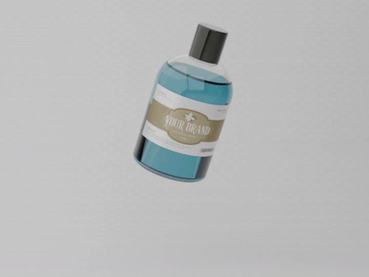 Cover image for glass bottle product animation