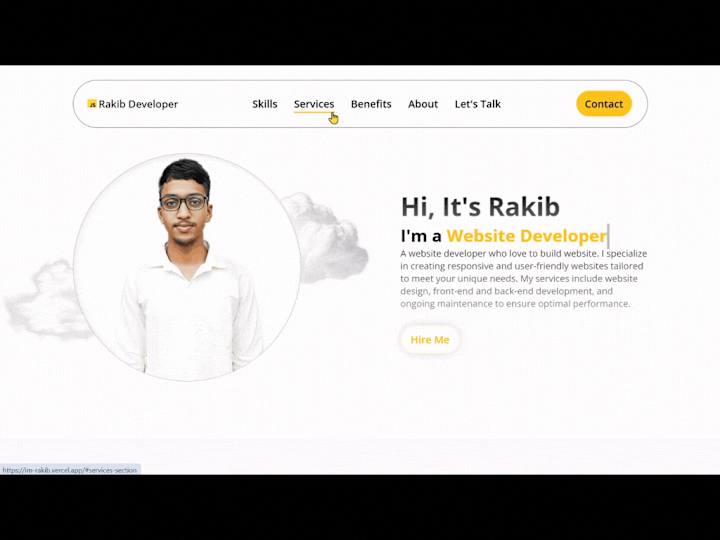 Cover image for Rakib’s Portfolio | Website Development