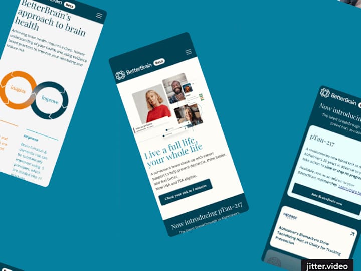 Cover image for BetterBrain Website Redesign & Mobile Optimization