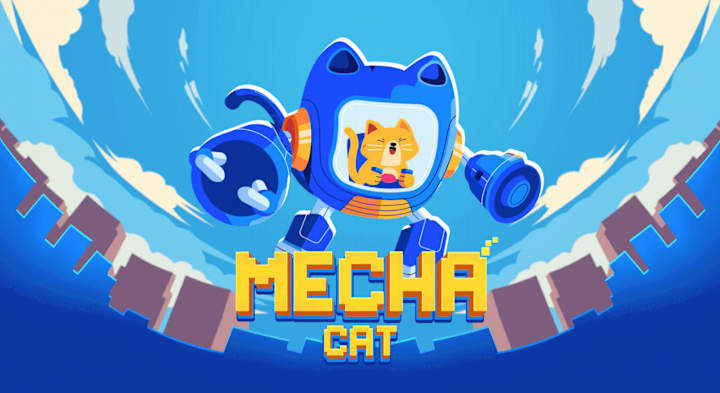 Cover image for Mecha Cat Game animation Spine 2d :: Behance