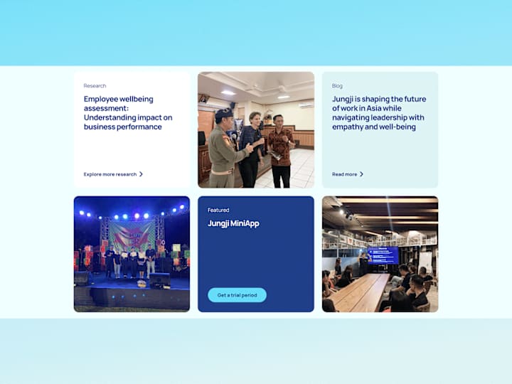 Cover image for Jungji — AI B2B SaaS Web Design & WordPress Development