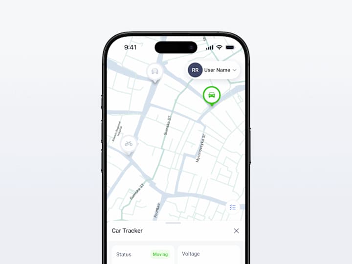 Cover image for UI/UX Design for MySmartObjects – A Vehicle Tracking Mobile App