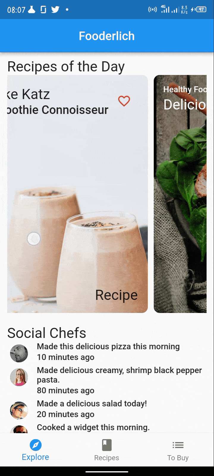 Cover image for Fooderlich App Development