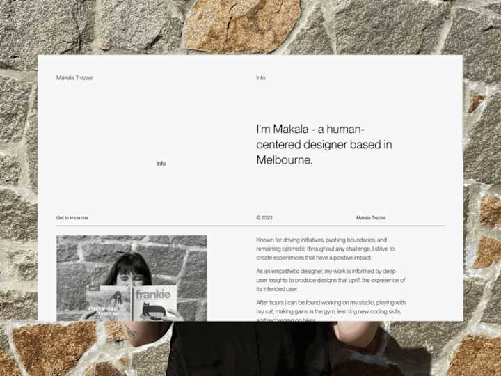 Cover image for Makala Trezise's UX/UI Portfolio