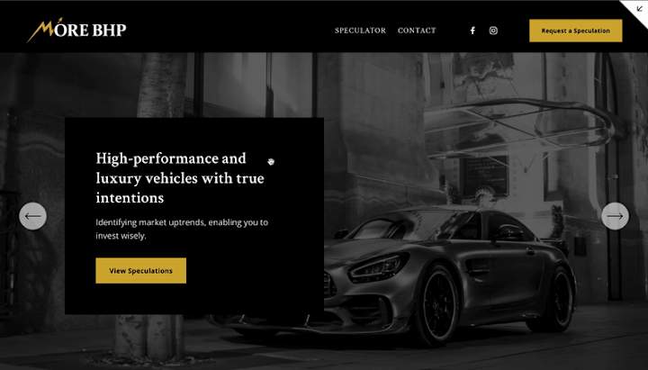 Cover image for Custom Squarespace Website for Car Trading Consultancy