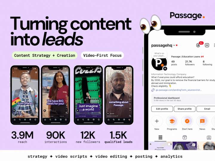Cover image for Social Media Services | Passage (ENG) 