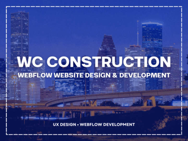 Cover image for WC Construction — Webflow Website Design & Development