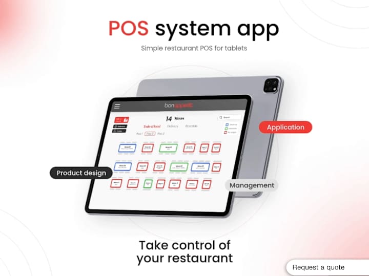 Cover image for POS sistem app - UX/UI Design