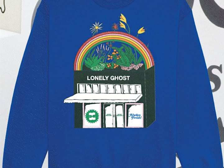 Cover image for Lonely Ghost - Apparel and Campaign Design