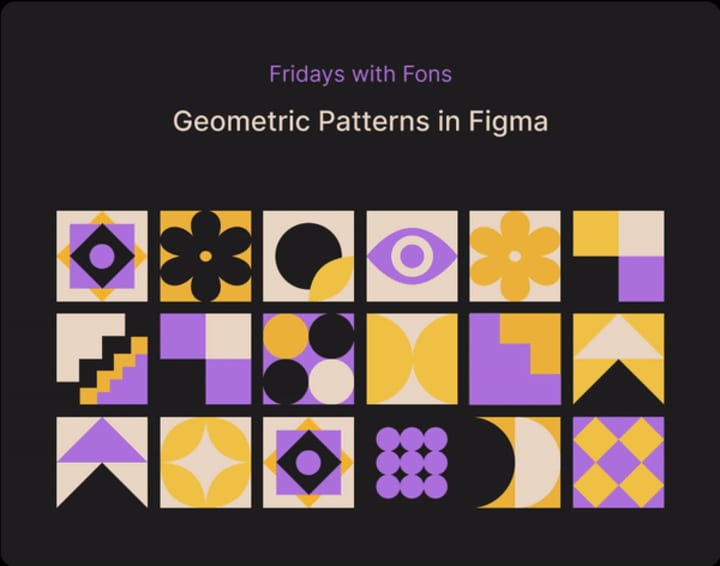 Cover image for Geometric Patterns in Figma