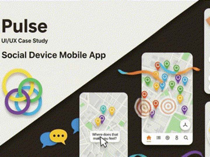 Cover image for Pulse – UI/UX Case Study of a Social App Designed in Figma