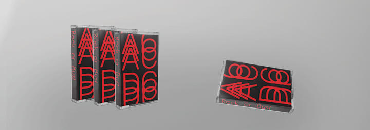 Cover image for Patrycja Filipowicz - AC DC cassette cover design