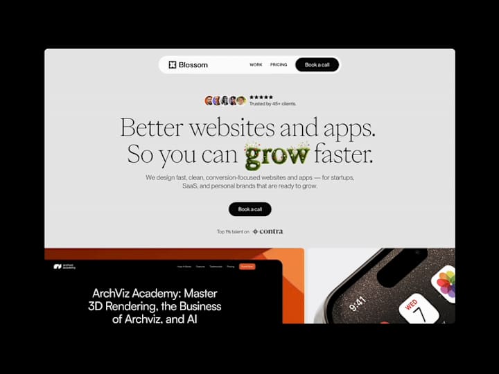 Cover image for Blossom Web Design agency