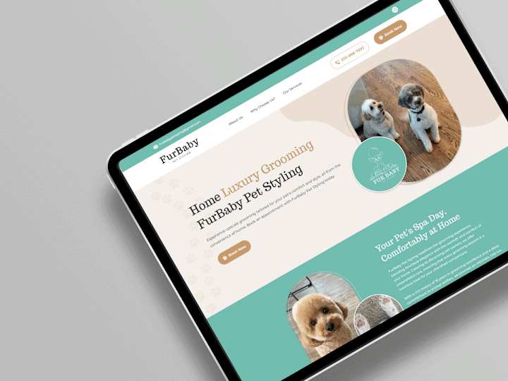 Cover image for FurBabyPetStyling - Figma to Webflow Development