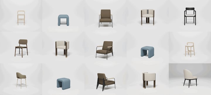 Cover image for Furniture 3D modeling and rendering