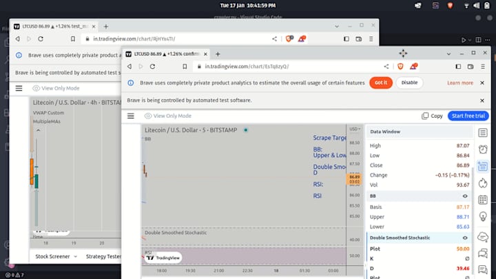 Cover image for Real Time Chart Data Extraction for Trading View