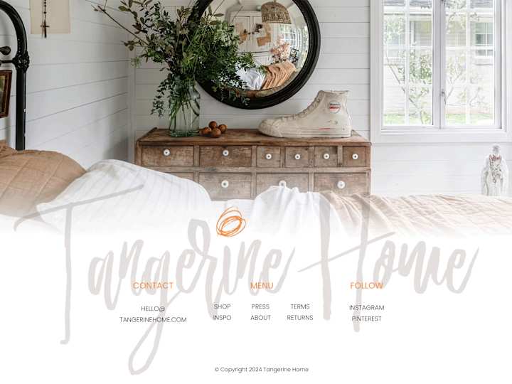 Cover image for Tangerine Home: Website Design + Branding