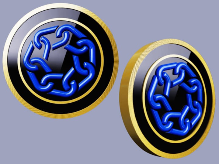 Cover image for 3D Coin Model for Cryptocurrency Startup