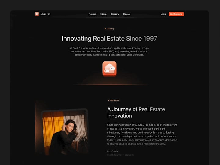 Cover image for SaaS Pro - Landing Page