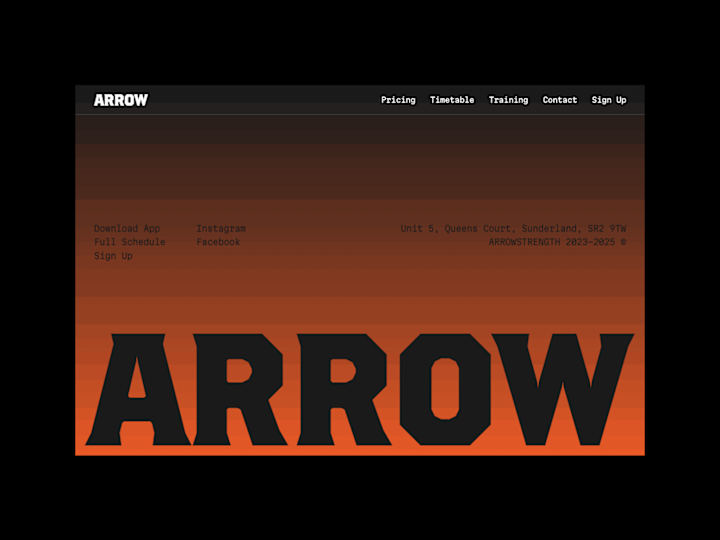 Cover image for ARROW S&C - Framer Design & Development