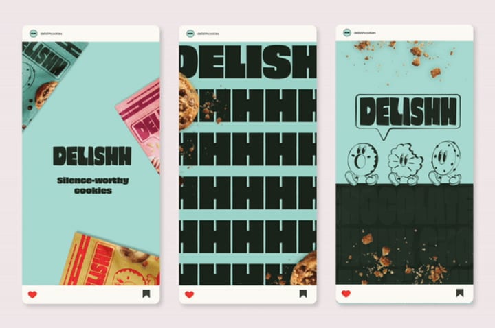 Cover image for Delishh Cookies - Branding & Website