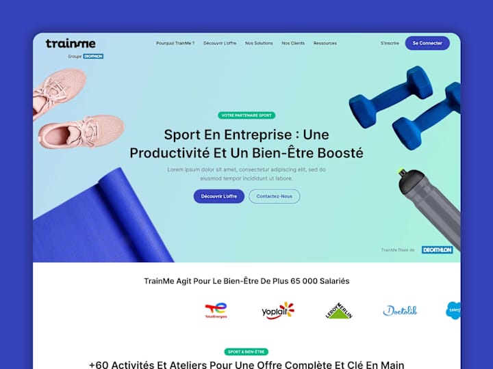 Cover image for TrainMe Webdesign