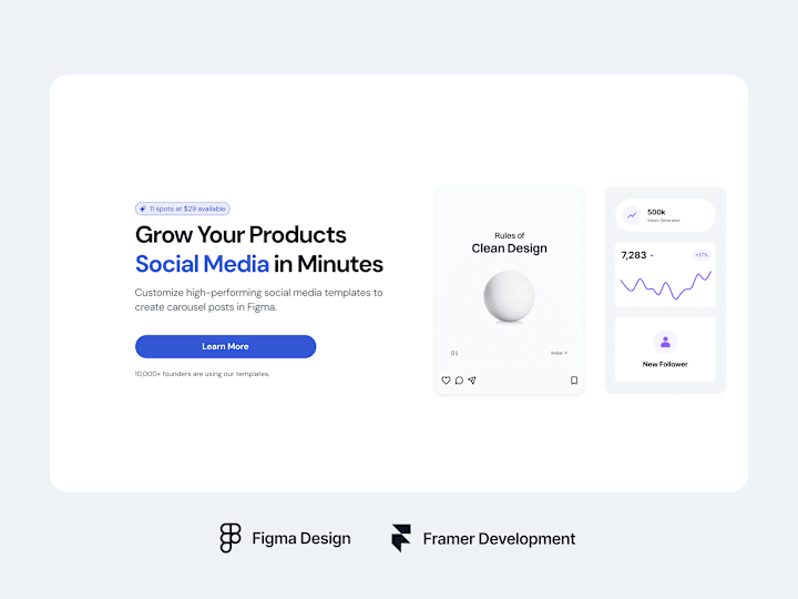 Cover image for Framer Landing Page (Design & Development)