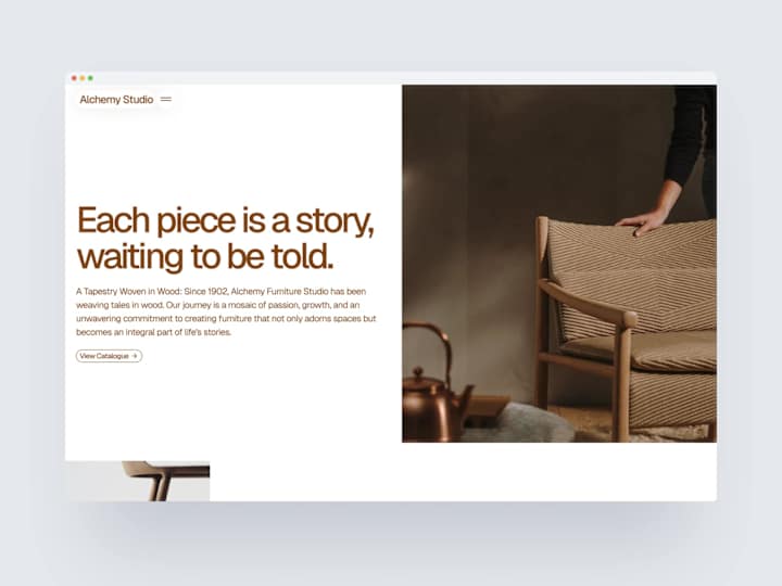 Cover image for Alchemy Furniture Studio