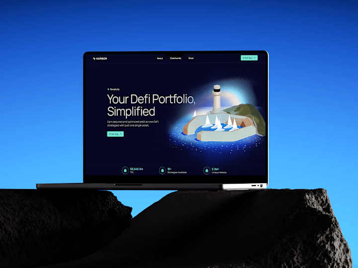 Cover image for Harbor DeFi Yield Optimizer — End-to-End Web Design & Build